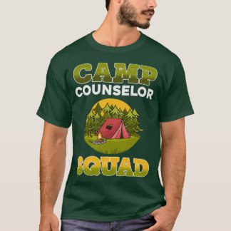 Camp Counselors Squad Camping graphic Gift for Cam T-shirt