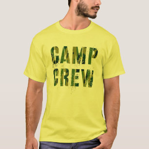 CAMP CREW Camo Summer Staff Counselor Militaire 20 T-shirt