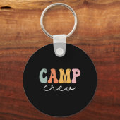 Camp Crew Retro Groovy , op de eerste dag Sleutelhanger (Achterkant)