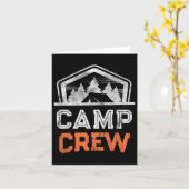 Camp Crew Summer Cousins Camping Campground staff Kaart (Gele Bloem)