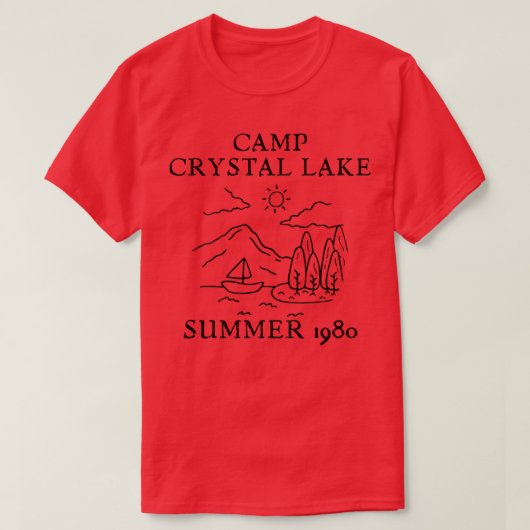 Camp Crystal Lake 2 T-shirt (Design voorkant)