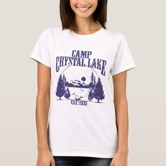 CAMP CRYSTAL LAKE Mannen Gedopt Sweatshirt, ongeac T-shirt (Voorkant)