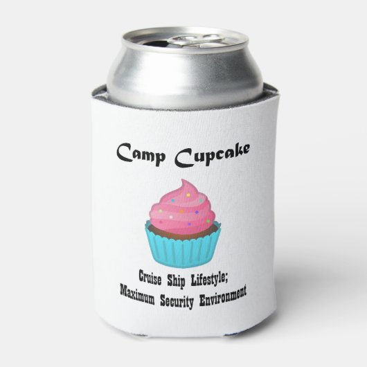 Camp Cupcake Koelbox Blikjeskoeler (Blikje Voorkant)