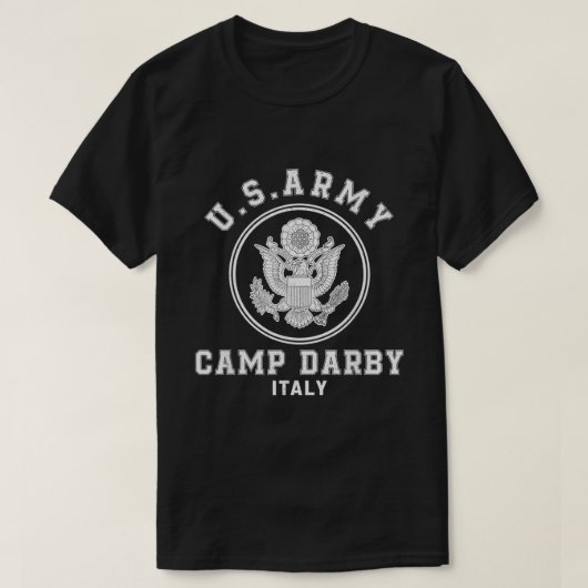 Camp Darby Italy Army Base3166 T-shirt (Design voorkant)