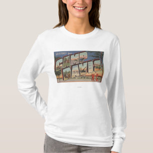 Camp Davis, North Carolina - Grote letterscènes T-shirt
