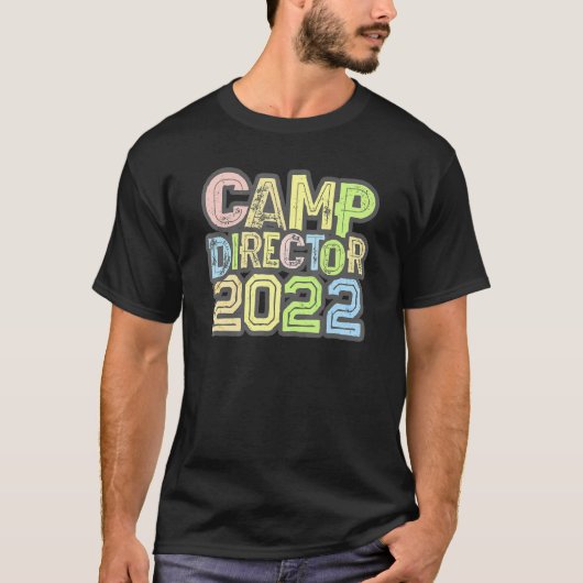 Camp Director 2022 Camping Host Chaos Coor T-shirt (Voorkant)