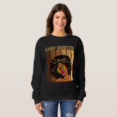 Camp Director Afro African American Black History Trui (Voorkant volledig)