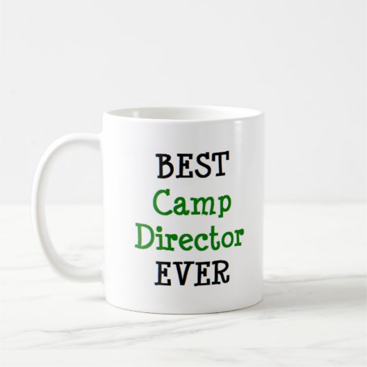 Camp Director, beste Koffiemok (Links)