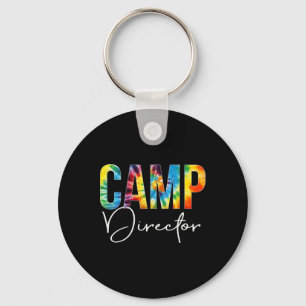 Camp Director Tie Dye Appreciation Day Hallo Terug Sleutelhanger