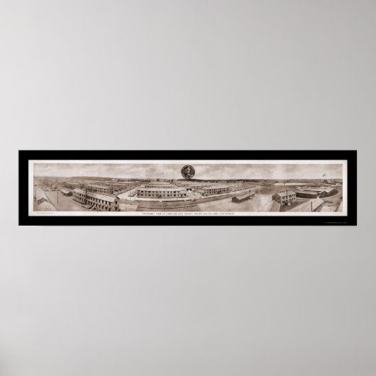 Camp Dix, NJ Army Foto 1918 Poster (Voorkant)