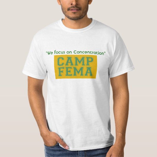 Camp Fema - Gepersonaliseerd T-shirt (Voorkant)