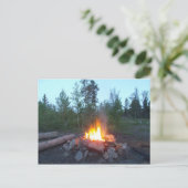Camp Fire Briefkaart (Staand voorkant)