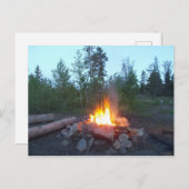 Camp Fire Briefkaart (Voorkant / Achterkant)