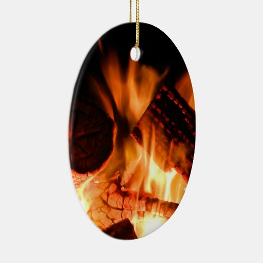 Camp Fire Keramisch Ornament (Rechts)