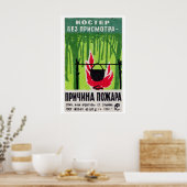 Camp Fire - Luciferdoosje Print - Esthetische Muur (Keuken)