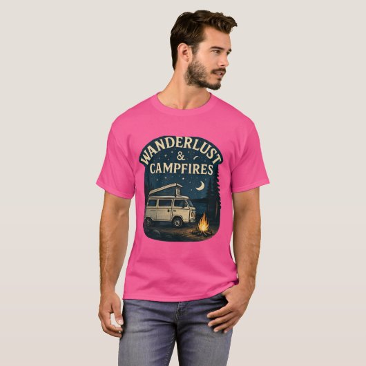 camp fire T shirt (Voorkant volledig)