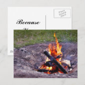 Camp Fires Briefkaart (Voorkant / Achterkant)
