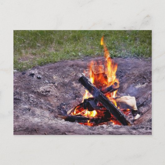 Camp Fires Briefkaart (Voorkant)