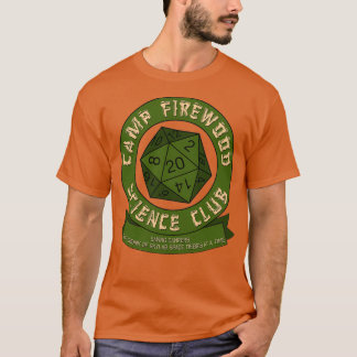 Camp Firewood Science Club T-shirt