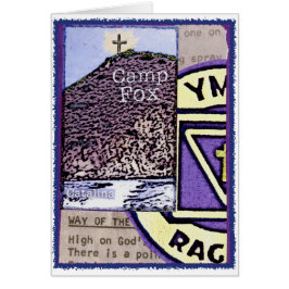 Camp Fox: Bibles Peak met Purples Raggers Logo