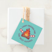 Camp Friends zijn de beste vrienden Bedankjes Labels (In situ)