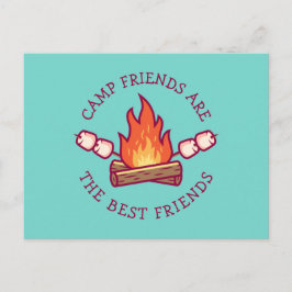 Camp Friends zijn de beste vrienden Briefkaart