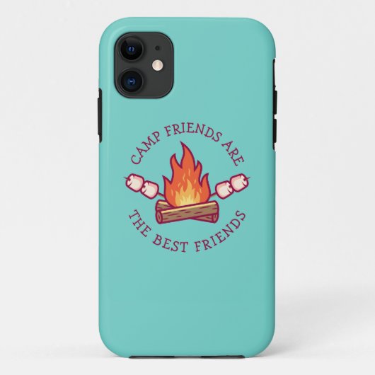 Camp Friends zijn de beste vrienden Case-Mate iPhone Case (Achterkant)