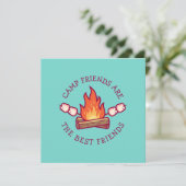 Camp Friends zijn de beste vrienden Kaart (Staand voorkant)