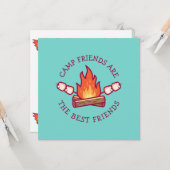 Camp Friends zijn de beste vrienden Kaart (Voorkant / Achterkant in situ)