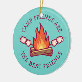 Camp Friends zijn de beste vrienden Keramisch Ornament (Links)