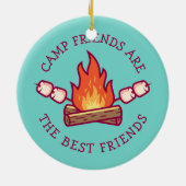 Camp Friends zijn de beste vrienden Keramisch Ornament (Achterkant)