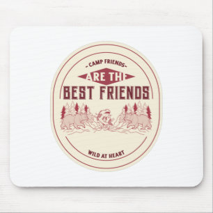 Camp Friends zijn de beste vrienden Muismat