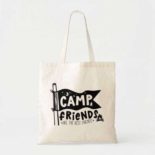Camp Friends zijn de beste vrienden Tote Bag (Voorkant)