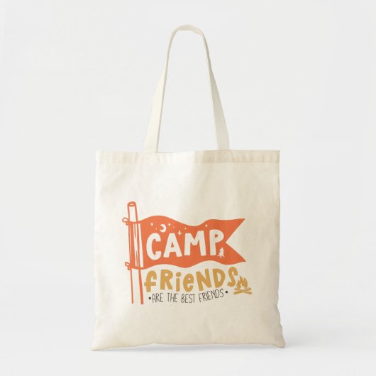 Camp Friends zijn de beste vrienden Tote Bag (Voorkant)
