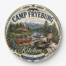 Camp Fryeburg Maine Rustieke Keuken Melamine Bord