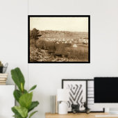 Camp General Brook vlakbij Pine Ridge SD 1891 Poster (Thuiskantoor)