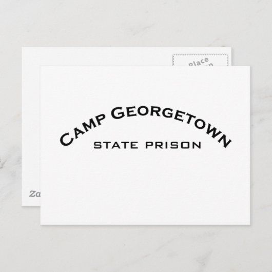 Camp Georgetown State Logo Post Kards Briefkaart (Voorkant / Achterkant)