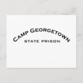 Camp Georgetown State Logo Post Kards Briefkaart (Voorkant)