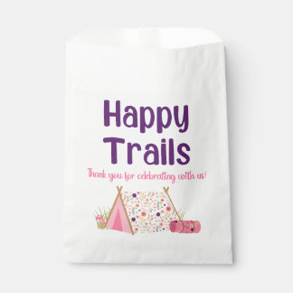 Camp Girl Happy Trails Favor Bags Bedankzakje