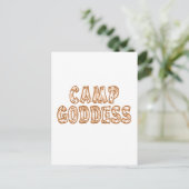 Camp Goddess Briefkaart (Staand voorkant)