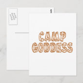 Camp Goddess Briefkaart (Voorkant / Achterkant)