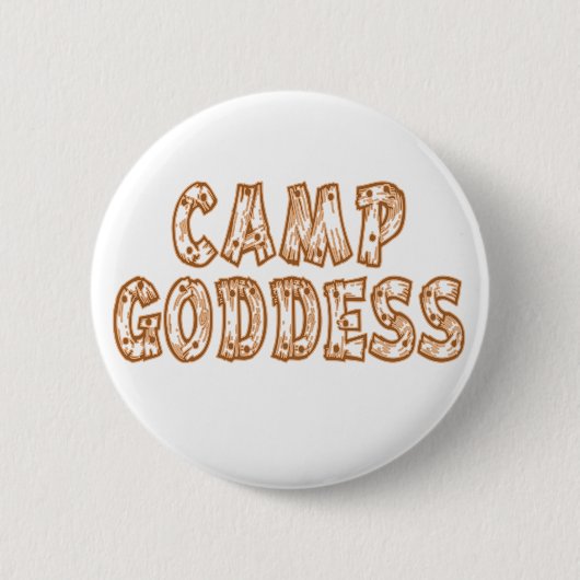 Camp Goddess Ronde Button 5,7 Cm (Voorkant)