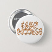 Camp Goddess Ronde Button 5,7 Cm (Voorkant /achterkant)