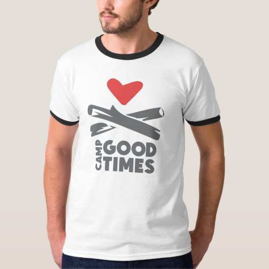 Camp Goodtimes Ringer T T-shirt (Voorkant)