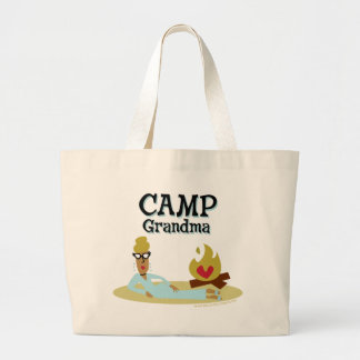 Camp Grandma Mode Grote Tote Bag