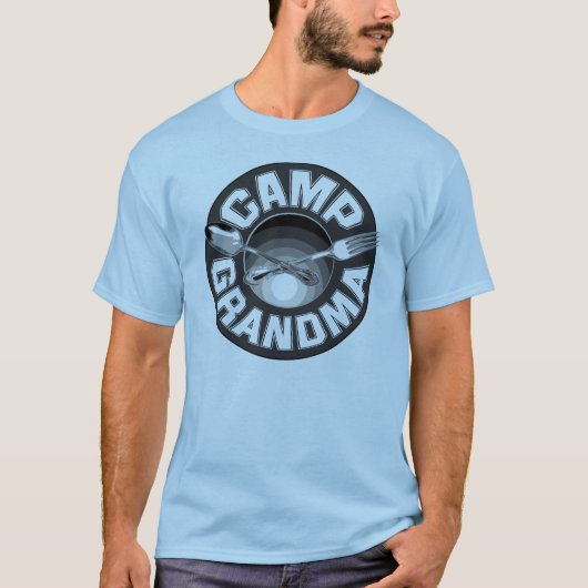 Camp Grandma T-shirt (Voorkant)