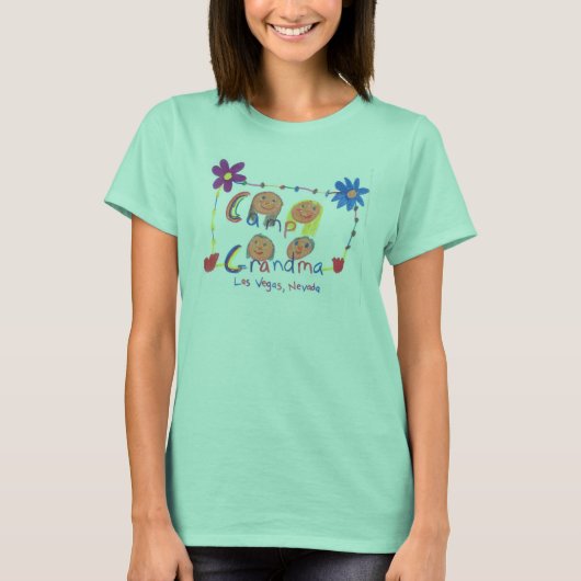 Camp Grandma T-shirt (Voorkant)