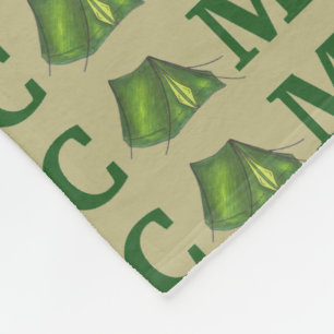 CAMP Green Tent Summer Camping Hiking Outdoor Fleece Deken