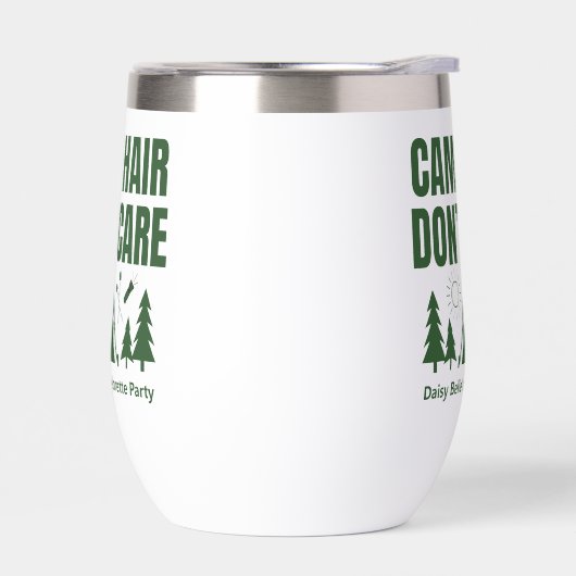 Camp Hair Don't Care Bachelorette Green  (Links)