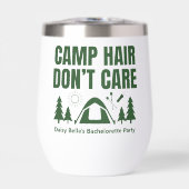 Camp Hair Don't Care Bachelorette Green  (Voorkant)